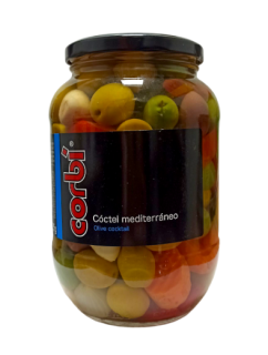 Оливки Corbi коктейль з оливок 835g(суха вага 50г) - фото