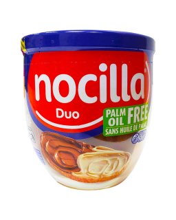 Шоколадна паста Nocilla шоколадно/молочна з фундуком 180 г, 12 шт/ящ, - фото