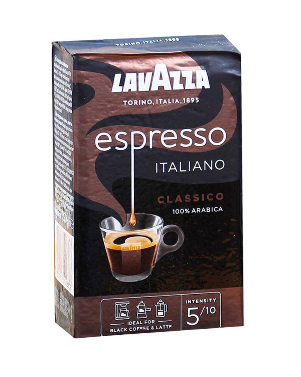 Кава мелена Lavazza Espresso Italiano Classico 100% арабіка, 250 г (8000070018808, 8000070012837) - фото
