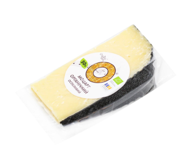 Органічний твердий сир "Моцарт особливий", жирність 50%, вага 200 г - фото