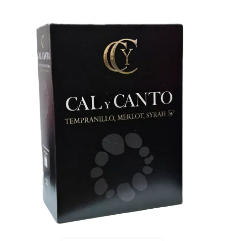 Вино Cal y Canto "Tempranillo Merlot Syrah"(сухе,черв.,Іспанія) 3л, 3шт/ящ - фото