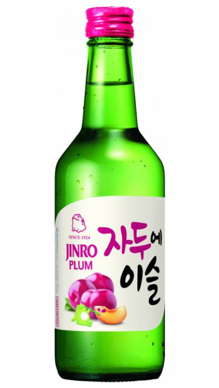 Соджу JINRO PLUM (смак сливи) TM JINRO 13.0%, 360 мл - фото