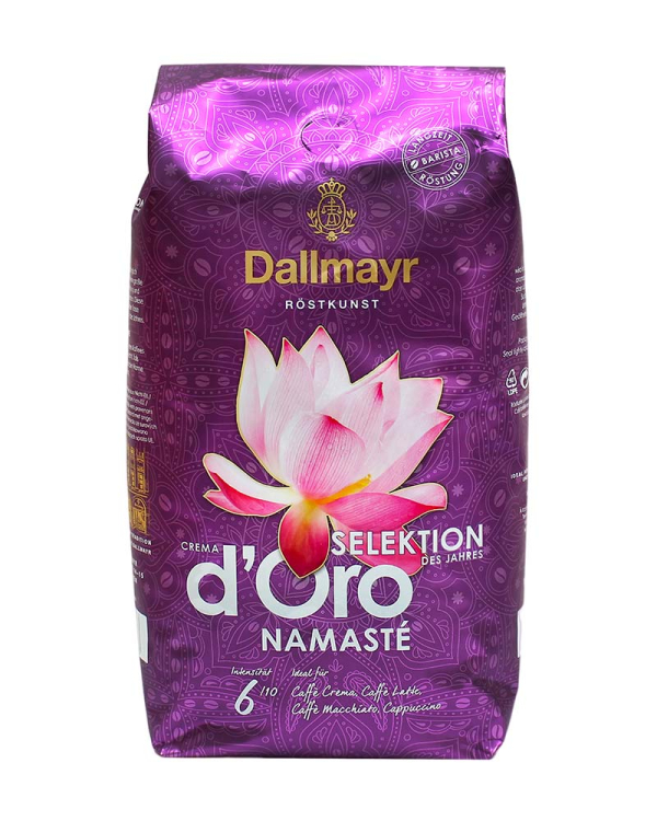 Кава в зернах Dallmayr Selection Crema D'Oro Namaste, 1 кг (80/20) (4008167035503) - фото