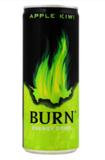 Енергетичний напій BURN Apple Kiwi Яблуко Ківі 250 мл - фото