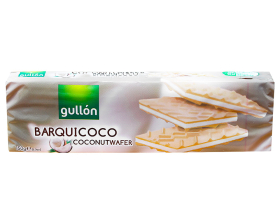 Вафлі GULLON Barquicoco з кокосовим кремом, 150г, 16шт/ящ - фото