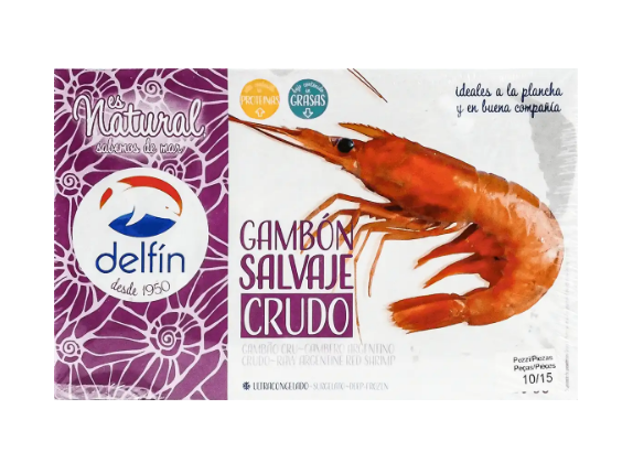 Аргентинская креветка HOSO 10/15 700 гр ТМ "Delfin" - фото №2