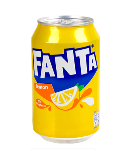 Напій безалкогольний Fanta Lemon 0.33 л ж/б 24 шт/ящ - фото