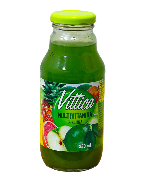 Напій Korkus 330 ml мультивітамін зелений 15 шт/ящ - фото