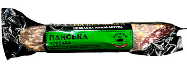 Ковбаса Панська сирокопчена вищий ґатунок 0,5 - фото