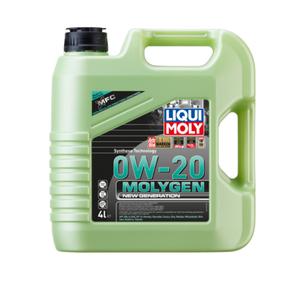 Моторна олива LIQUI MOLY Molygen Generation 0W-20 4 л - фото
