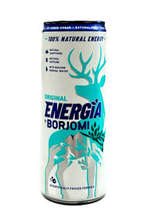 Боржомі напій ЕНЕРГІЯ б/а 0,24л газ ж/б Орігінальний - фото