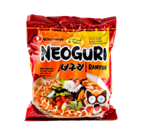 Лапша рамен острая с морепродуктами Neoguri 120 г (мультипак) – Nongshim - фото
