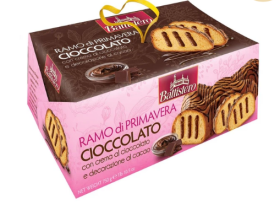 Великодня випічка Battistero Ramo di Primavera з шоколадною начинкою 750 г - фото