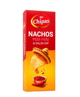 Начос Mr. Chipas Peri-Peri з соусом сальса, 70 г - фото