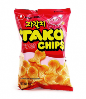 Чипсы со вкусом осьминога 60 г ТМ  "Nongshim" - фото