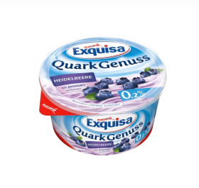 Сирний десерт Exquisa з чорницею, 0,2%, 500 г - фото