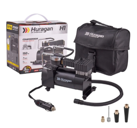 Автомобільний компресор Huragan 12В, 7 Атм, 35 л/хв - фото