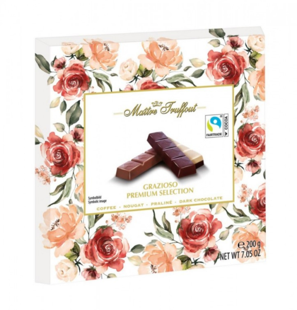 Шоколад асорті  Grazioso Premium Selection 200г Maitre Truffout Польща - фото