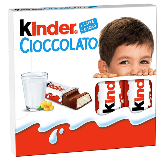 Молочный шоколад Kinder Chocolate с молочной начинкой 50 г (4шт) - фото