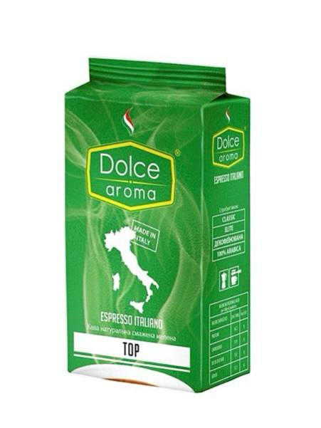 DOLCE AROMA caffe MACINATO TOP 250гр (70/30) Кава мелена - фото
