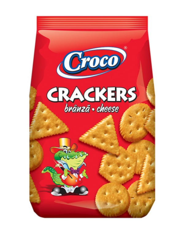 CROCO CRACKERS Крекер з сиром 100г - фото
