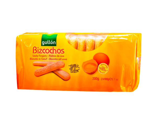Печиво GULLON, Savoiardi Bizcocho, 200г, 12шт/ящ - фото