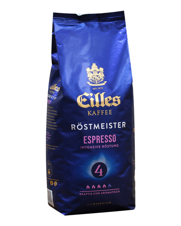 Кава в зернах Eilles Kaffee Rostmeister Espresso, 1 кг (90/10) (4006581020440) - фото №2