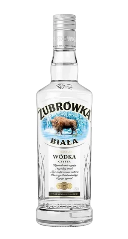 Горілка Zubrowka Biala 40% 0,5 л - фото