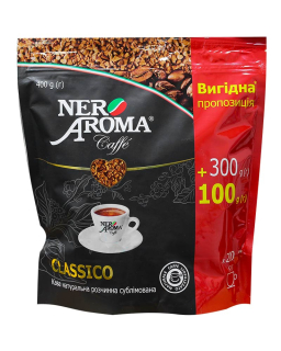 Кава розчинна "Nero Aroma Classico" 0.500кг - фото