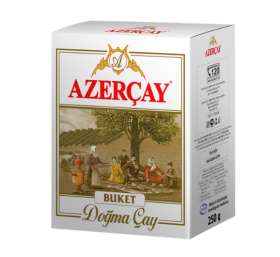 Чай чорний Azerçay Buket крупнолистовий 225 г (картонна коробка) - фото