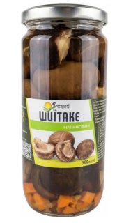 Мариновані гриби Шиїтаке Домашні продукти 500 мл - фото