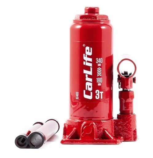 CarLife Домкрат гідравлічний 3 т, висота підйому 180–340 мм - фото