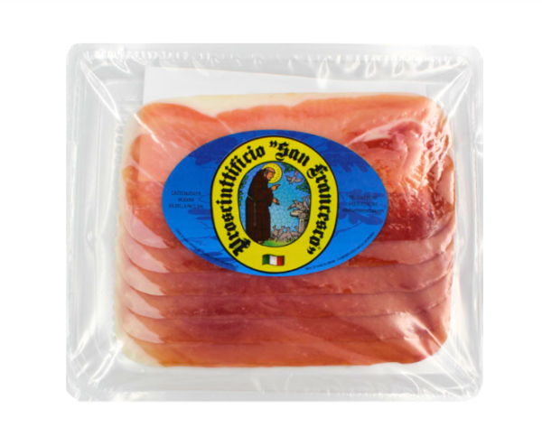 Шинка Прошуто сиров'ялена нарізка San Francesco, 100 г - фото