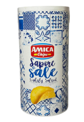 Чипси картопляні Amica Chips Sapore di Sale слабосолоні 325 г - фото