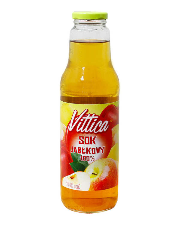 Сік Korkus 750 ml 100% яблуко 8 шт/ящ - фото