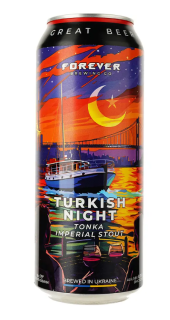 Пиво ТМ FOREVER "TURKISH NIGHT" темне нефільтроване 0,5 - фото