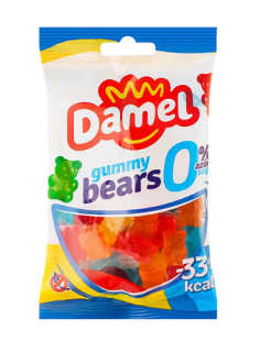 Жуйки Damel 90г без цукру Gummy Bears 18шт/ящ - фото