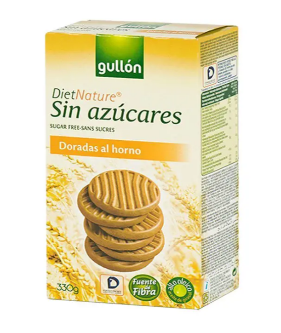Печиво GULLON без цукру Diet Nature Doradas, 330г, 15шт/ящ - фото