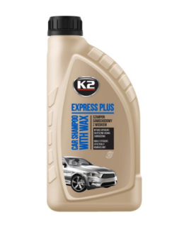 Автомобільний шампунь з воском K2 EXPRESS PLUS 1 л для миття та блиску авто K141 - фото