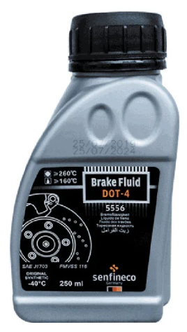 Гальмівна рідина Senfineco DOT 4, 250 мл - фото