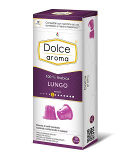 Кава в капсулах Dolce Aroma Lungo Nespresso, 10 шт (4820093484756) - фото