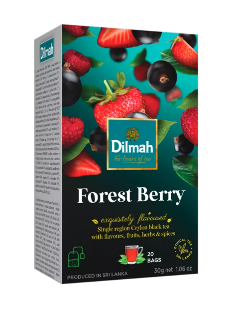 Чай Dilmah Лісові ягоди з/я 20х1,5г(12) - фото