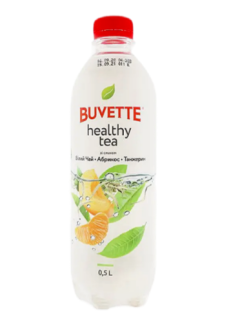 Напій Buvette Healthy tea зі смаком Білого чаю, абрик., танжерина (3*3) 0,5 л - фото
