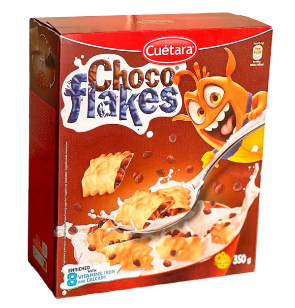 Готовий сніданок Cuetara Choco Flakes 350 г, 10 шт/ящ, - фото