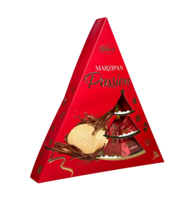 НР Цукерки Vobro марципан, Різдвяна ялинка, 100г, 12шт/ящ (5901177157564) - фото