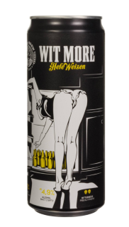 Пиво ТМ MIKKI BREW "WIT MORE" пшеничне нефільтроване 0,33л - фото