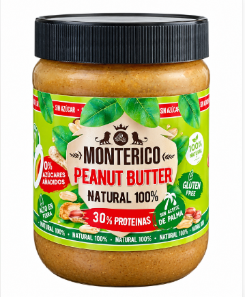 Арахісова паста Monterico Natural 100% без цукру 500 г - фото