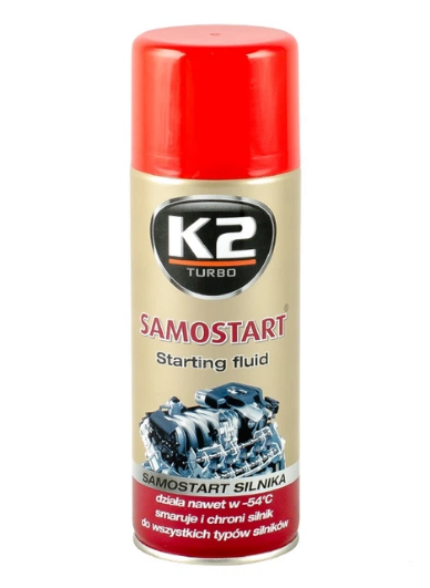 Засіб для полегшення запуску двигуна K2 SAMOSTART 400 мл аерозоль T440 - фото