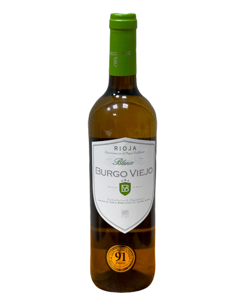 Вино Burgo Viejo "Blanco" Rioja (сухе,біле,Іспанія) 0,75л, 6шт/ящ - фото