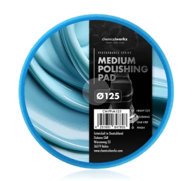 Полірувальний круг Chemicalworkz Medium Polishing Performance Pad, 125 мм, блакитний (23649) - фото